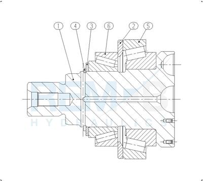 DRIVE SHAFT WITH BEARING ASSY