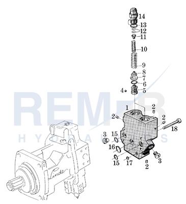 HIGH PRESSURE VALVE BLOCK (EXECUTION 206.000.25.56