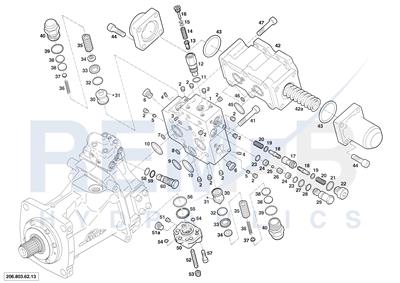 CONVERSION KIT FROM 206.000.25.25 TO 206.000.25.64