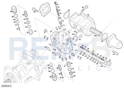 VALVE PLATE AND DOUBLE ACTING BRAKE VALVE