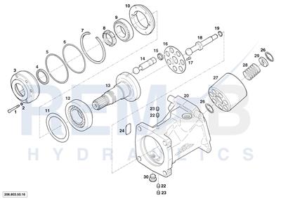 DRIVE SHAFT AND HOUSING