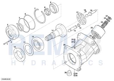 DRIVE SHAFT AND HOUSING