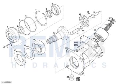 DRIVE SHAFT AND HOUSING