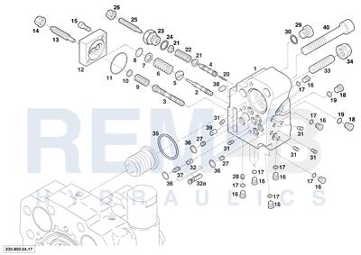 PRESSURE REGULATOR WITH HYDRAULIC VMAX-/VMIN2-CONT