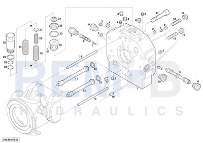 PORT PLATE HOUSING AND VALVES