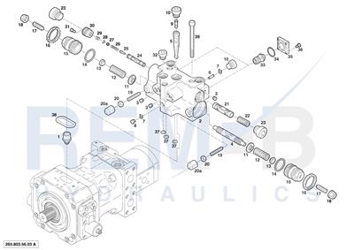 HYDRAULIC REMOTE CONTROL (265.000.25.61)