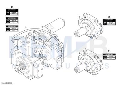 SERVICE UNITS HPV130-01 AND GEAR PUMP