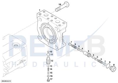 REAR COVER AND OUTLET VALVE