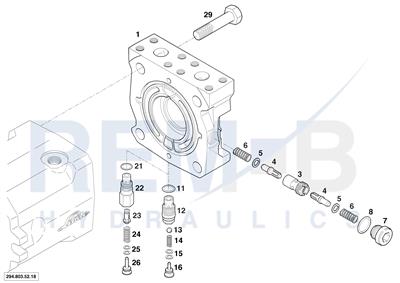 PORT PLATE HOUSING AND PURGE VALVES