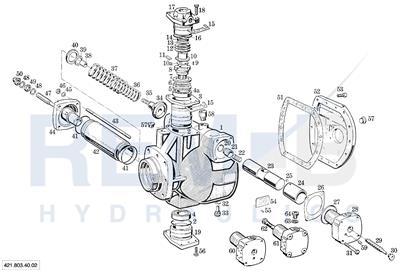 HOUSING, MOUNTING FLANGE AND POWER CONTROL