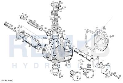 HOUSING, MOUNTING FLANGE AND POWER CONTROL