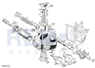 HOUSING, MOUNTING FLANGE AND POWER CONTROL