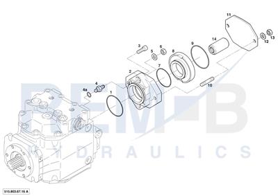 AUXILIARY PUMP MOUNTING (FOR 515.000.25.57)