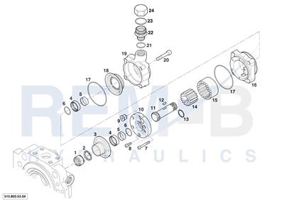 FEED PUMP WITH EXTERNAL INDUCTION