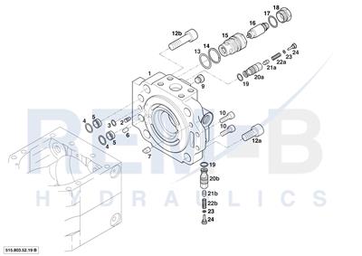 REAR COVER AND VALVE