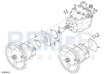 SERVICE UNITS AND ATTACHMENT PARTS