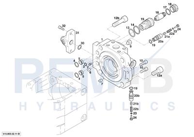 PORT PLATE HOUSING AND VALVES