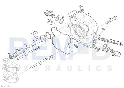 PORT PLATE HOUSING AND VALVES