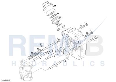 REAR COVER (PLATE PISTON - 254.000.25.89)