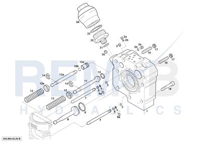 PORT PLATE HOUSING CLOCKWISE